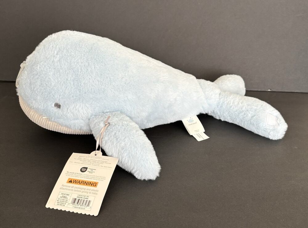 Cloud Island Baby Blue Whale Plush NWT
